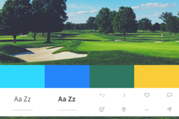 Golf Post design elements