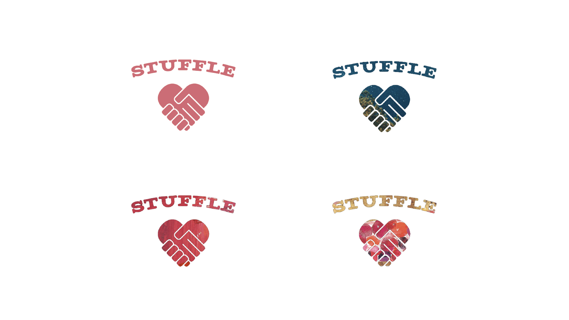 Stuffle logo variations